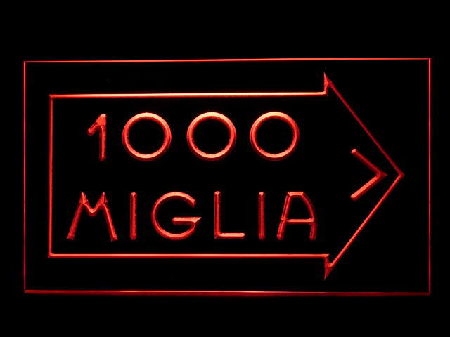 Mille Miglia LED Light Sign